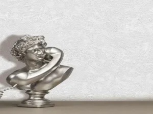 کاغذ دیواری هاش دو او H2O طرح ساده خاکستری / کد 916G