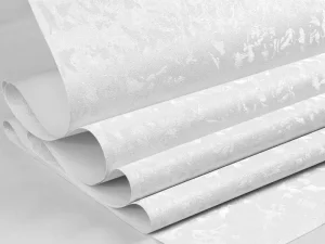 کاغذ دیواری هاش دو او H2O طرح ساده سفید / کد 916W