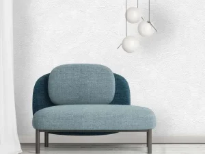 کاغذ دیواری هاش دو او H2O طرح ساده سفید / کد 916W