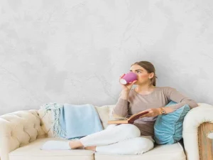 کاغذ دیواری هاش دو او H2O طرح رگه‌دار خاکستری کد 918G