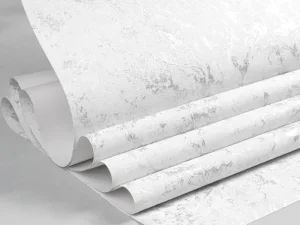 کاغذ دیواری هاش دو او H2O طرح رگه‌دار سفید / کد 919W