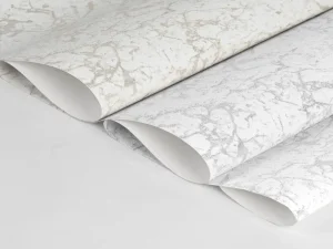 کاغذ دیواری هاش دو او H2O طرح رگه‌دار خاکستری / کد 920G