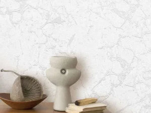 کاغذدیواری هاش دو او H2O طرح رگه‌دار سفید / کد 920W