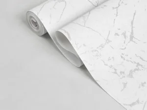 کاغذدیواری هاش دو او H2O طرح رگه‌دار سفید کد 921W