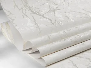 کاغذدیواری هاش دو او H2O طرح رگه‌دار کرم کد 922C