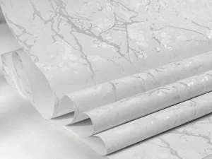 کاغذدیواری هاش دو او H2O طرح رگه‌دار خاکستری کد 922G