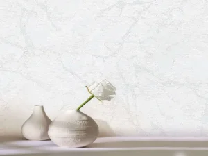 کاغذدیواری هاش دو او H2O طرح رگه‌دار سفید کد 922W