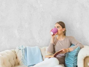 کاغذدیواری هاش دو او H2O طرح بافت خاکستری کد 931G