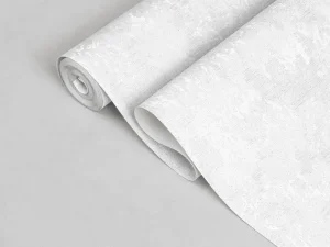 کاغذدیواری هاش دو او H2O طرح ساده سفید کد 933W