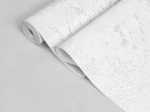 کاغذدیواری هاش دو او H2O طرح ساده سفید کد 934W