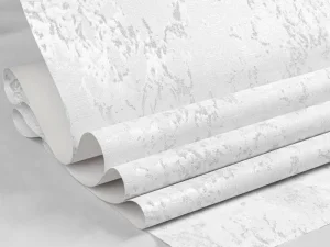 کاغذدیواری هاش دو او H2O طرح ساده سفید کد 934W