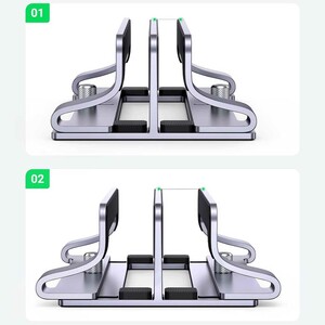 استند عمودی و نظم‌دهنده آلومینیومی لپ‌تاپ و تبلت یوگرین با قابلیت تنظیم