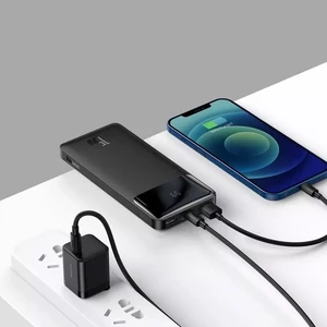پاور بانک شارژ سریع 15 وات بیسوس  Baseus Bipow Digital Display 10000mAh Power Bank PPDML-I01