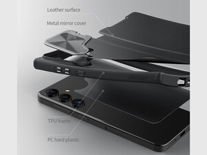 خرید کیف محافظ سامسونگ اس 24 نیلکین Nillkin Qin Prop Leather case for Samsung Galaxy S24