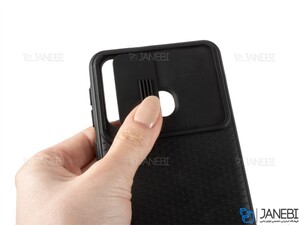قاب محافظ با درپوش کشویی لنز سامسونگ Lens protector Case Samsung Galaxy A21