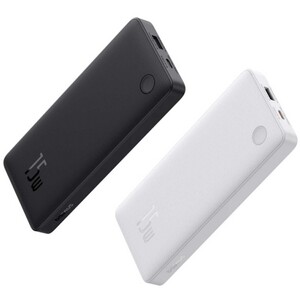 پاوربانک 10000 باریک یواسبی و تایپسی 15 وات بیسوس Airpow Lite P10067500123