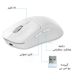 قیمت موس هوشمند بیسیم کوتسی