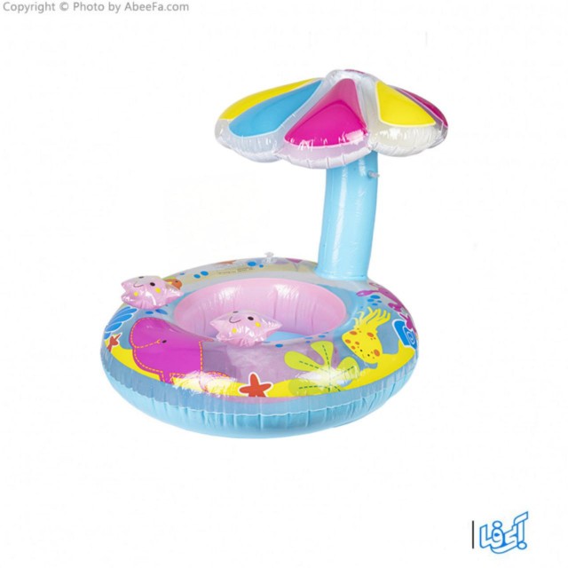 تیوپ شنا کودک پادار سایه‌بان‌دار سایز ۶۵ مدل7927