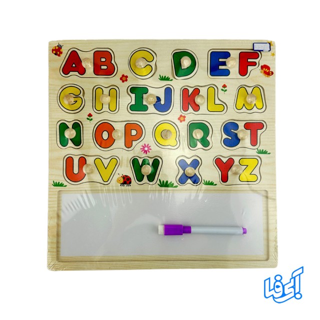 پازل چیدمان و آموزش حروف انگلیسی و اعداد مدل MA 25
