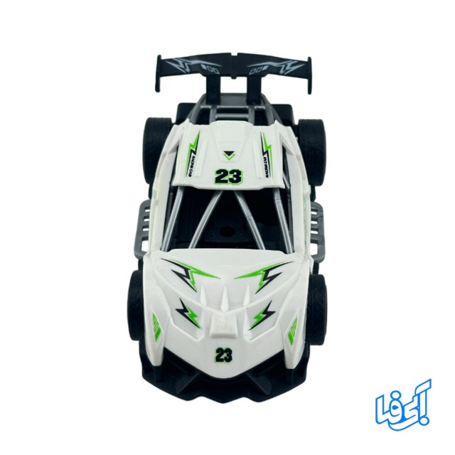 اسباب بازی ماشین مسابقه قدرتی سفید