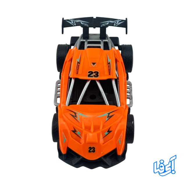 اسباب بازی ماشین مسابقه قدرتی نارنجی