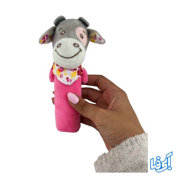 جغجغه مخملی نوزاد کد H 8