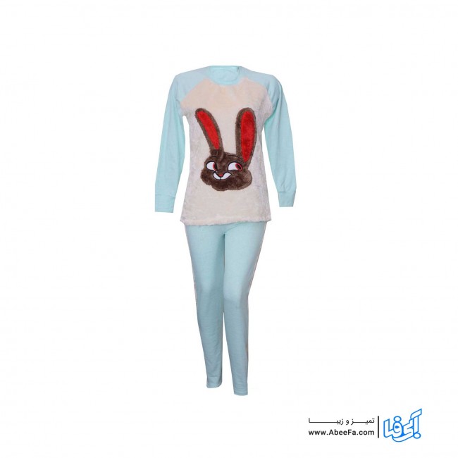 ست سویشرت و شلوار زنانه مدل خرگوش کد MA-AA.VA82070