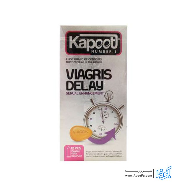 کاندوم کاپوت مدل Viagris Delay بسته 12 عددی