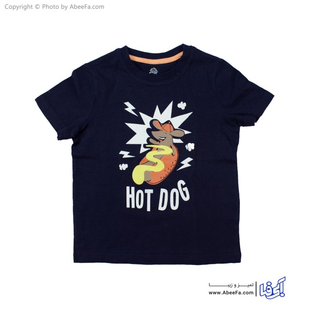 تی شرت آستین کوتاه بچگانه مدل hot dog