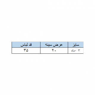 بادی آستین بلند نوزادی مدل RP