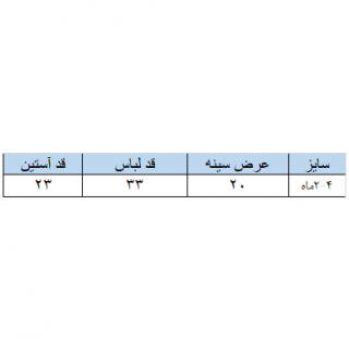 بادی آستین بلند نوزادی H&M مدل راه راه