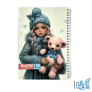 دفتر ۱۰۰ برگ جلد طلقی فانتزی مدل ۸۸۵۴