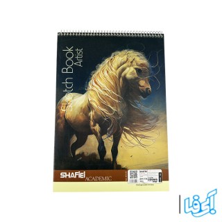 دفتر طراحی ۵۰ برگ فنری پشت مقوایی سایز بزرگ03