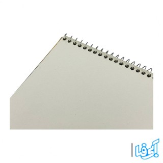 دفتر طراحی ۵۰ برگ فنری پشت مقوایی سایز بزرگ04