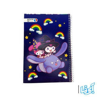 دفتر نقاشی کرومی ۵۰ برگ فنری جلد طلقی 03