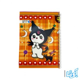 دفتر نقاشی  کرومی ۵۰ برگ فنری جلد طلقی