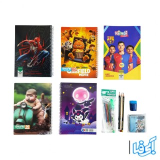 ست لوازم تحریر پسرانه 10 عددی +هدیه