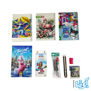 ست لوازم تحریردخترانه 10 عددی + هدیه