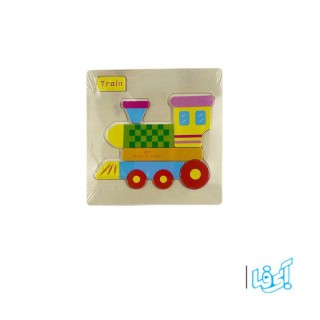 پازل چوبی کودک مدل Train