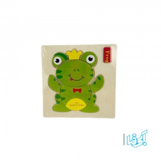 پازل چوبی کودک مدل Frog