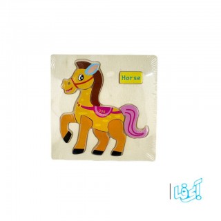 پازل چوبی کودک مدل Horse