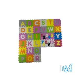 پازل حروف و اعداد فومی