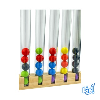 اسباب بازی لوله و گوی تفکیک رنگ مدل  ab2