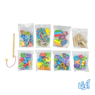 اسباب‌بازی مونته‌ سوری پازل چوبی شش در یک