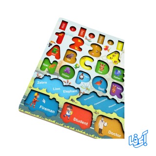 اسباب‌بازی مونته‌ سوری پازل چوبی شش در یک