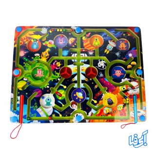 اسباب بازی هزار توی مگنتی سری فضایی مدل 3127