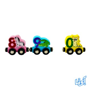 اسباب بازی قطار اعداد مگنتی مدل R93