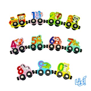 اسباب بازی قطار اعداد مگنتی مدل R93