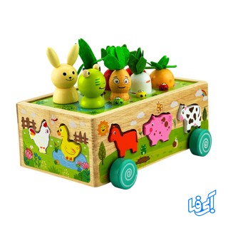 اسباب بازی ماشین مزرعه سیار مدل 721