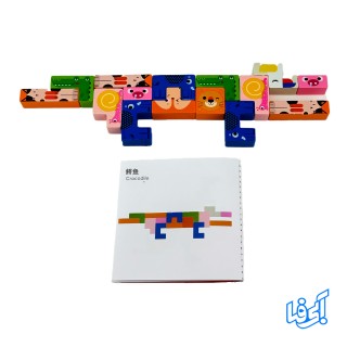 پازل چوبی جورچین حیوانات 40 تیکه EDUTREE